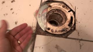 How to Replace a PVC Toilet Flange Pt 1 [upl. by Streetman147]