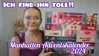 Mein erster Kalender dieses Jahr Manhatten Adventskalender 2024  Unboxing  Simplybee [upl. by Trammel602]