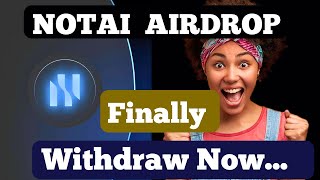 NOTAI Airdrop Withdraw  How to withdraw NOTAI Airdrop to Tonkeeper wallet  Ton Airdrop claim [upl. by Eeliak28]