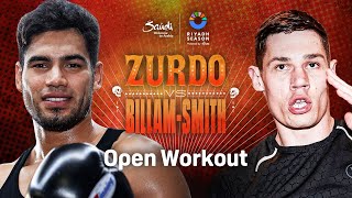 RIYADH SEASON LATINO NIGHT  GILBERTO ZURDO RAMIREZ VS CHRIS BILLAMSMITH OPEN WORKOUTS LIVE [upl. by Euqinomahs832]