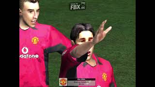 FIFA 2003 modified version Manchester United v Ajax Amsterdam [upl. by Frederick]