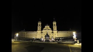 Einsiedeln SZ Klosterkirche ULF Vesperläuten zum Hochfest der Gottesmutter [upl. by Eniamart]