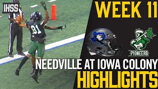 Needville at Iowa Colony  2023 Week 11 Football Highlights [upl. by Alurta479]