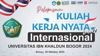 🔴 Live Pelepasan KKN Kuliah Kerja Nyata Thailand Batch IV 2024 [upl. by Nymzaj]