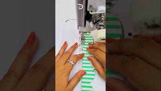 Sewing Tips And Tricks For Making Cutwork Pattern Using Spring Green Fabric And Asmr Sounds Shorts [upl. by Ssilem]