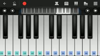 Ilamai Thirumbuthe  PETTA  Easy piano tutorial  perfect piano app  Anirudh  Rajinikanth [upl. by Ahsanat]