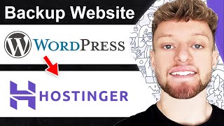 How To Backup WordPress Website in Hostinger Step By Step [upl. by Anaik]