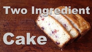 2 Ingredient Cake  Super Simple Cake Recipe  GardenFork [upl. by Clausen]