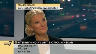 Utskrivningen av antibiotika minskar  Nyhetsmorgon TV4 [upl. by Whittemore]