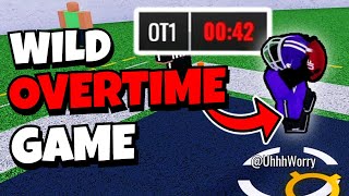 WILD OVERTIME GAME Ultimate Football ROBLOX [upl. by Ramahs]