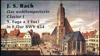 The Bach Manuscripts Lightness elegance and virtuosity Fugue in E Major WTC I BWV 854 [upl. by Rooke]