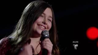 Chloe impacta con su interpretación de ‘María Bonita’  Audiciones  La Voz Kids 2016 [upl. by Lowrie]