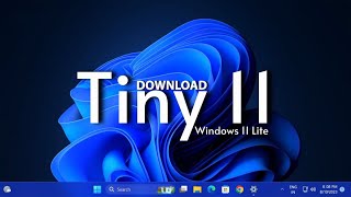 How To Set Up Tiny 11 ISO Part 1 Windows 11 Lite For PC And Laptop [upl. by Ulrica]