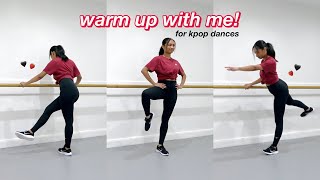 WarmUp amp Dance Routine for LEARNING KPOP DANCES [upl. by Llevrac]