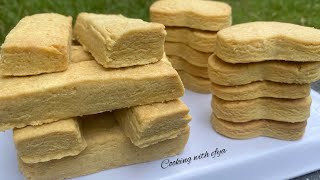 EASY SHORTBREAD COOKIES RECIPE  DELICIOUS HOMEMADE SCOTTISH SHORTBREAD  EASY AIR FRYER SHORTBREAD [upl. by Conrado]