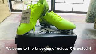 Adidas X Ghosted4 FGMG Football Shoes Unboxing  AJIO INDIA [upl. by Jillian]