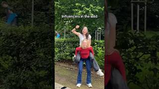 Influencers in the wild💀😂​⁠nadinebreaty ​⁠marieejoan freddisson freunde viralvideo [upl. by Ogilvie]