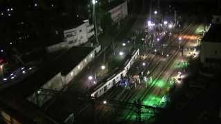 小田急線相模大野駅構内 脱線事故 復旧作業（早送り） Time Lapse／Restoration work video of derailment  Odakyu Line [upl. by Fini583]