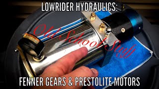 Lowrider Hydraulics Fenner Gears amp Prestolite Motors [upl. by Harol]