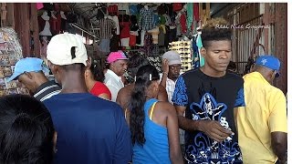 Inside Stabroek Market Georgetown Guyana HD [upl. by Mcdougall154]