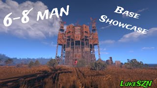 68 Man Base Design Showcase  Rust Console Base Design [upl. by Geof]