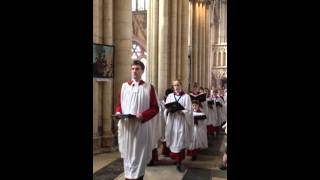 York Minster  Easter service final procession [upl. by Akira556]