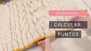 Tejer pie de cama Paso 1 Cómo calcular puntos 💡 Consejos de Lucila [upl. by Nylorahs]