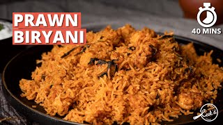 Prawn Biryani Recipe  Easy Shrimp Biryani  Biryani Recipes  Cookd [upl. by Shumway120]