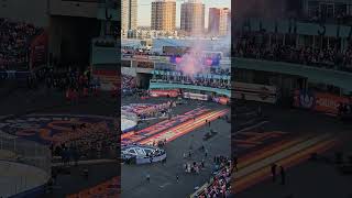 Edmonton Oilers amp Calgary Flames Make Their Entrance At The 2023 NHL Heritage Classic October 29 [upl. by Abihsat]