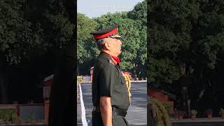 Commandant taking salute at Indian Military Academy [upl. by Jarv316]