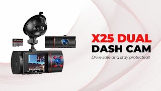 The Ultimate Guide to Milerong Dual Dash Cam Features  Review [upl. by Annawyt]