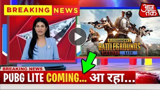 Good News 😍 Pubg Lite Back 2025  Krafton Said  Pubg Lite New Update  Pubg Lite New Update 0280 [upl. by Lentha]