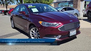 2018 Ford Fusion Energi SE Luxury Sedan Livermore Pleasanton Dublin Tracy Fremont San Ramon [upl. by Akeenat]