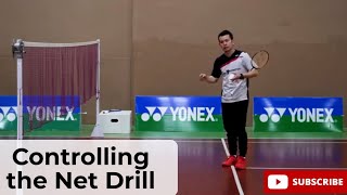 Badminton Net Control Drill featuring Coach Kowi Chandra [upl. by Tiphany]