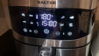 Salter EK4628 1800W 8L Digital Air Fryer Black And Stainless Steel [upl. by Nevek583]