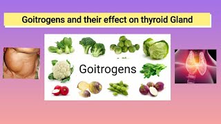 Goitrogens amp their effect on Thyroid Gland Myrosinase mstutorialmaster tutorialsfornutritionists [upl. by Breeze]