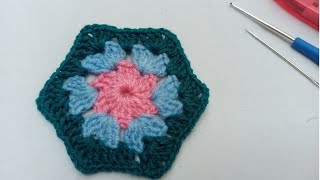 How I make Beautiful coloured Crochet 🧶 Coaster 🎢 Tutorial HaadiArts [upl. by Georgetta]