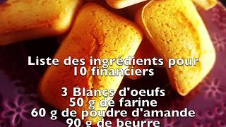 Les financiers aux amandes [upl. by Molloy375]