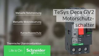 TeSys Power Deca Motor  Schneider Electric [upl. by Eliath449]