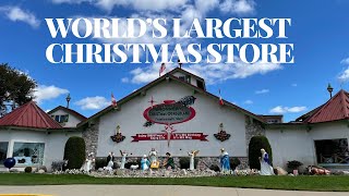 Visiting the World’s largest Christmas Store 🎅🎄 [upl. by Roby]