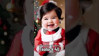 Realistic AI Santa Tiktok Filter Effect santababy cutebaby merrychristmas [upl. by Parik]