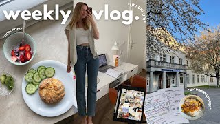 Eine Woche Uni mit Ups amp Downs I Realistic Weekly Vlog  Klausuren Psychologie amp What I eat [upl. by Nnyroc95]