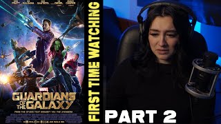 GUARDIANS OF THE GALAXY  MCU  FIRST TIME WATCHING  MOVIE REACTION PART 2 [upl. by Ziwot343]