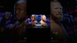 wwe BOBBY LASHLEY VS BROCK LESNAR elimination chamber [upl. by Leroi]