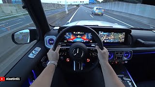 The New Mercedes G63 AMG Facelift 2025 Test Drive  Drag Race [upl. by Nerrol]