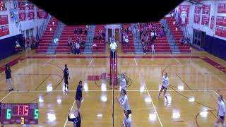 St John the Baptist High School vs St Marys Womens JV Volleyball [upl. by Aihtibat699]