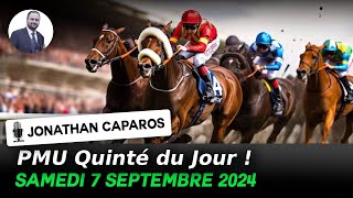 Pronostic PMU Quinté Samedi 7 Septembre à Vincennes  Harry Cohiais a encore des gains à prendre [upl. by Ahsaz473]