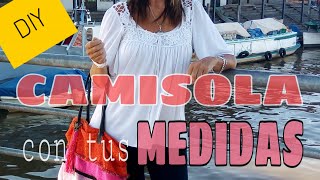 Cómo hacer una CAMISOLA CON TUS MEDIDAS  Fabiana Marquesini  122 [upl. by Rehttam941]