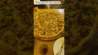 20 inch monster pizza😨viral [upl. by Hillell]