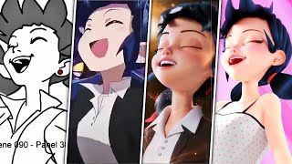 Miraculous Ladybug Transformations Comparison from Anime to 3D [upl. by Annaira657]